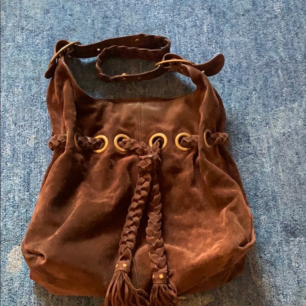 Kooba suede boho bag
